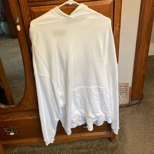 White sweatshirt